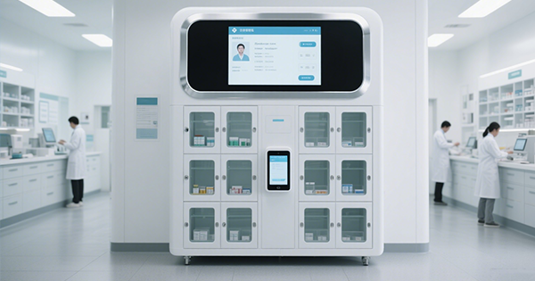 智能药柜机方案—嵌入式工业触摸平板电脑