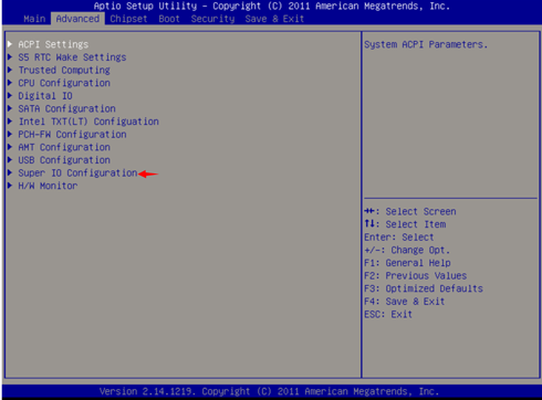 如何设置工业平板电脑BIOS及485定义的问题(图1)